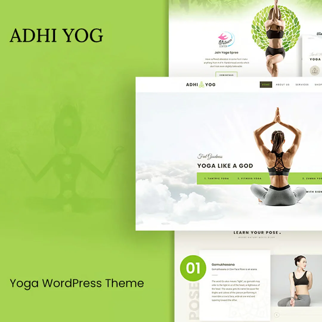 Adhi Yoga – Health & Wellness WordPress Theme